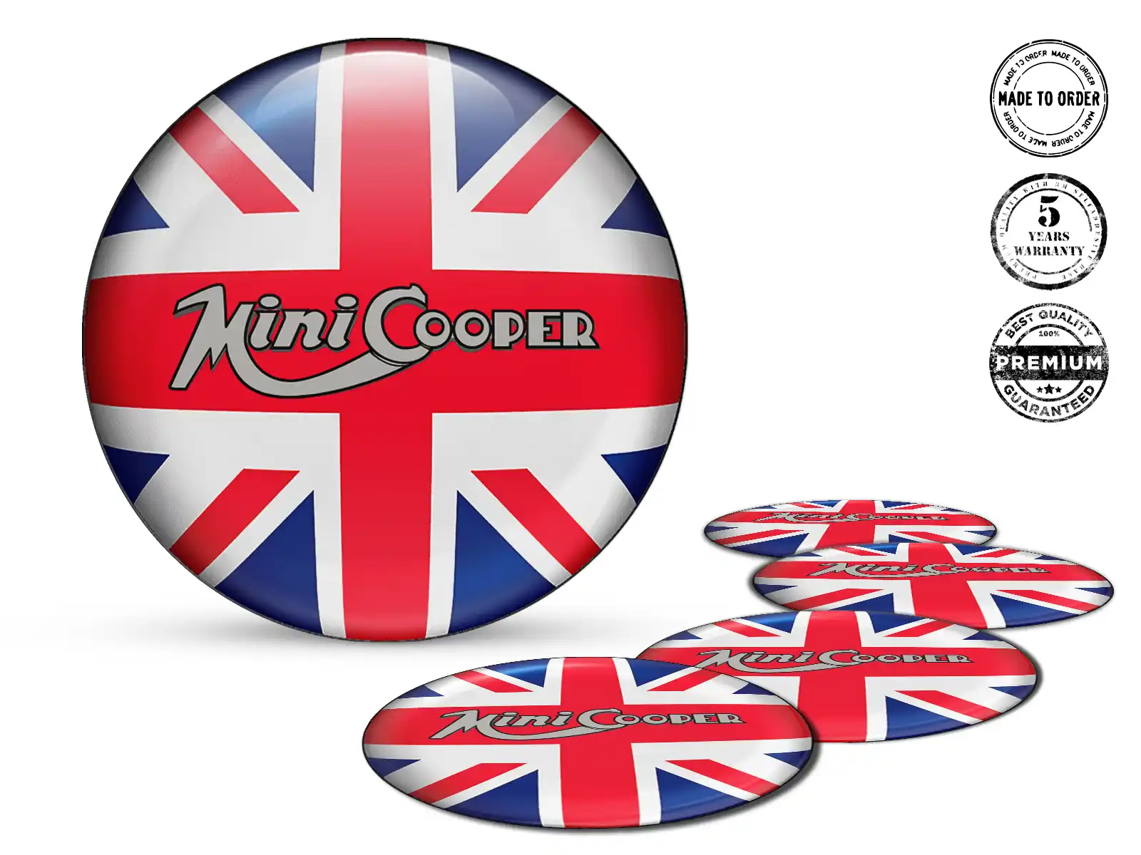 Mini Cooper Wheel Badges Edition Premium Car Labels